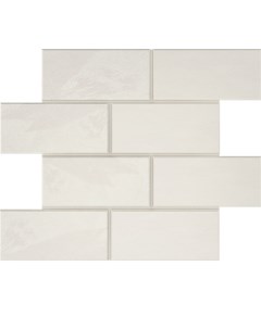 Мозаика Luna White LN00 TE00 Bricks Big Непол 28 6x35 Estima