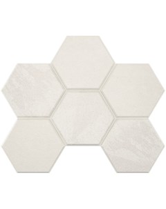 Мозаика Luna White LN00 TE00 Hexagon Непол 25x28 5 Estima