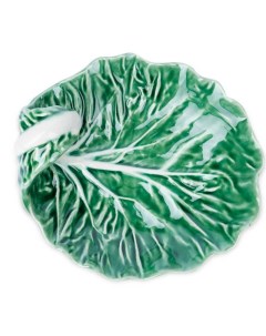 Блюдо Cabbage Leaf with Curvature Natural Bordallo pinheiro