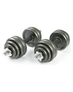 Набор металлических гантелей 2x15 кг Atlas sport