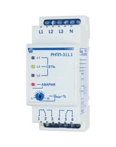 Реле напряжения перекоса и последовательности фаз Новатек-электро