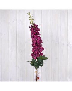 Искусственный цветок delphinium цвет темно фиолетовый 94 см Arya