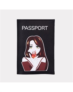 Обложка для паспорта цвет чёрный Nobrand