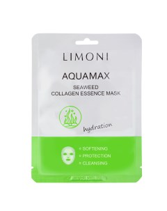 Маска восстанавливающая для лица с экстрактом морских водорослей и коллагеном Seaweed Collagen Essen Limoni