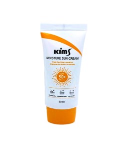 Крем увлажняющий солнцезащитный для лица Moisture Sun Cream SPF 50 PA Triple Function 50 мл Kims