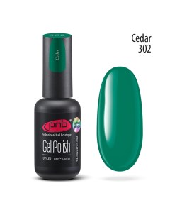 302 гель лак для ногтей Gel nail polish Cedar 8 мл Pnb