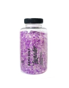 Соль для ванны с эфирным маслом лаванды 500 гр Fabrik cosmetology