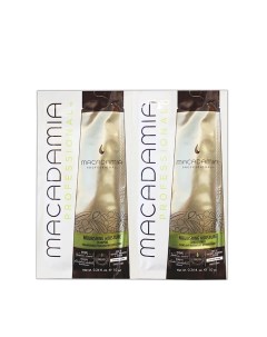 Шампунь и кондиционер питательный для всех типов волос Nourishing Moisture 2 х 10 мл Macadamia professional