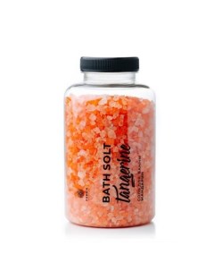 Соль для ванны с эфирным маслом мандарина 500 гр Fabrik cosmetology