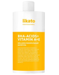 Шампунь минеральный для мягкого очищения жирной кожи головы WELLNESS 750 мл Likato professional