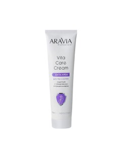 Вита крем для рук и ногтей защитный с пребиотиками и ниацинамидом Vita Care Cream 100 мл Aravia