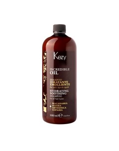 Шампунь увлажняющий и разглаживающий для всех типов волос Hydrating soothing shampoo 1000 мл Kezy