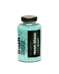 Соль для ванны NEON BLAZE Light green 500 гр Fabrik cosmetology