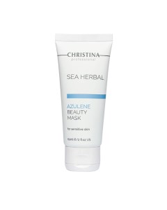 Маска красоты азуленовая для чувствительной кожи Sea Herbal Beauty Mask Azulene 60 мл Christina