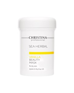 Маска красоты ванильная для сухой кожи Sea Herbal Beauty Mask Vanilla 250 мл Christina