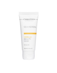 Маска красоты ванильная для сухой кожи Sea Herbal Beauty Mask Vanilla 60 мл Christina