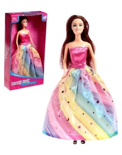 Кукла модель Анна в платье цвет розовый Nnb