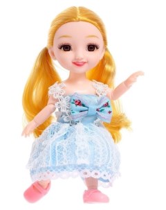 Кукла шарнирная Есения в платье блондинка Nnb