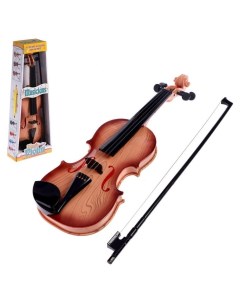 Игрушка музыкальная Скрипка маэстро звуковые эффекты цвет светло коричневый Nnb