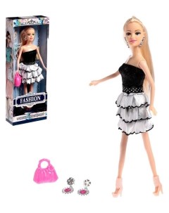 Кукла модель Жанна в платье с аксессуарами Nnb