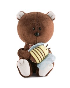 Мягкая игрушка Лесята Медведь Федот с пчелкой 15 см Budi basa