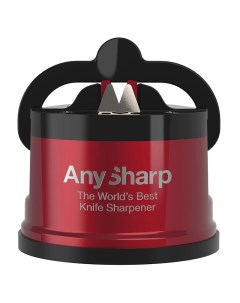 Точилка для ножей PRO металлический корпус цвет красный Anysharp