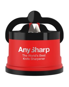 Точилка для ножей пластиковый корпус цвет красный Anysharp
