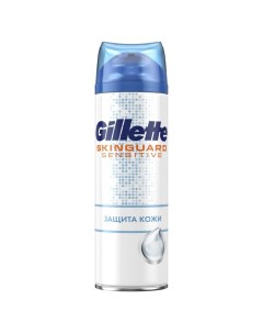 Гель для бритья SKINGUARD Sensitive для чувствительной кожи с экстрактом Алоэ ЗащитаКожи Gillette