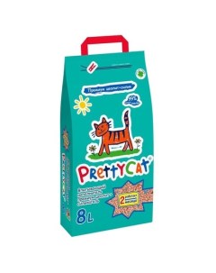 PrettyCat Premium Наполнитель впитывающий 8л 4 кг Prettycat