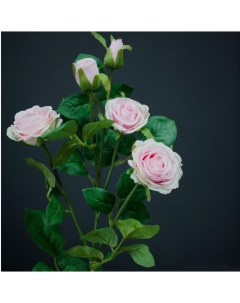 Цветок искусственный 0208 Роза кустовая розовый Myblumm