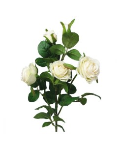 Цветок искусственный 0020 Роза кустовая кремовый Myblumm