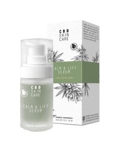 Антистресс лифтинг сыворотка с маслом CBD Calm Lift 30 мл CBD skin care Inspira cosmetics