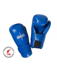 Перчатки полуконтакт Semi Contact Gloves Kick синие Clinch