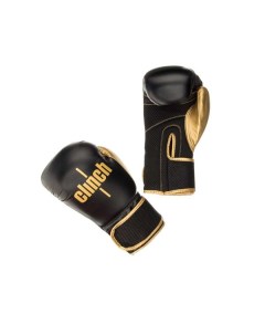 Перчатки боксерские Aero черно золотые 14 унций Clinch