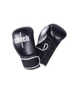 Перчатки боксерские Aero черно серебристые 10 унций Clinch