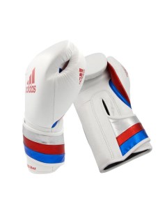 Перчатки боксерские AdiSpeed бело сине красные 18 унций Adidas