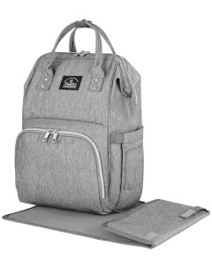 Рюкзак для мамы MOMMY с ковриком крепления на коляску термокарманы серый 40x26x17 см 270819 Brauberg