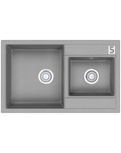 Кухонная мойка WG 8025 светло серый 429395 Weissgauff
