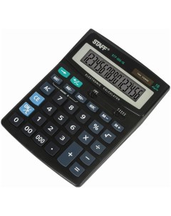 Калькулятор настольный STF 888 16 200х150мм 16 разрядов двойное питание 250183 Staff