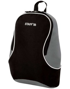 Рюкзак FLASH универсальный черно серый 40х30х16 см 270294 Staff