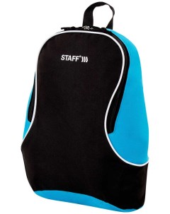 Рюкзак FLASH универсальный черно синий 40х30х16 см 270295 Staff