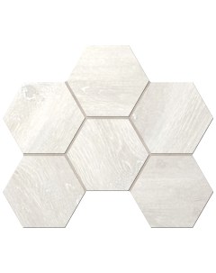 Мозаика Daintree Light Grey DA00 Hexagon Непол 25x28 5 Ametis