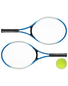 Ракетки для большого тенниса с мячом детские цвет синий Onlytop