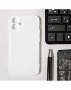 Чехол luazon для телефона iphone 12 mini soft touch силикон прозрачный белый Luazon home