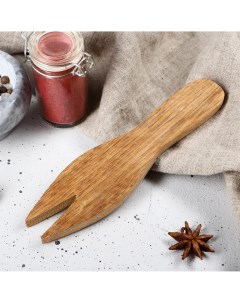 Лопатка для салата деревянная Доброе дерево