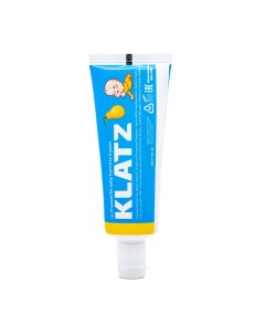 Паста зубная для детей без фтора Большая груша BABY 40 мл Klatz