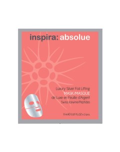 Маска лифтинг роскошная с серебряной фольгой Inspira Absolue 1 шт Inspira cosmetics