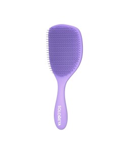 Расческа для сухих и влажных волос с ароматом лаванды MZ0015 Wet Detangler Brush Cushion Lavender Solomeya