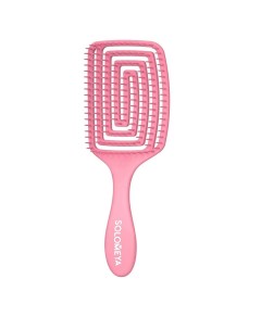 Расческа для сухих и влажных волос с ароматом клубники MZ Wet Detangler Brush Paddle Strawberry Solomeya