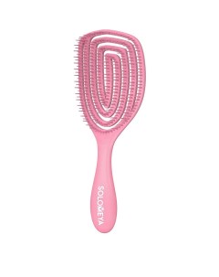 Расческа для сухих и влажных волос с ароматом клубники MZ0011 Wet Detangler Brush Oval Strawberry Solomeya